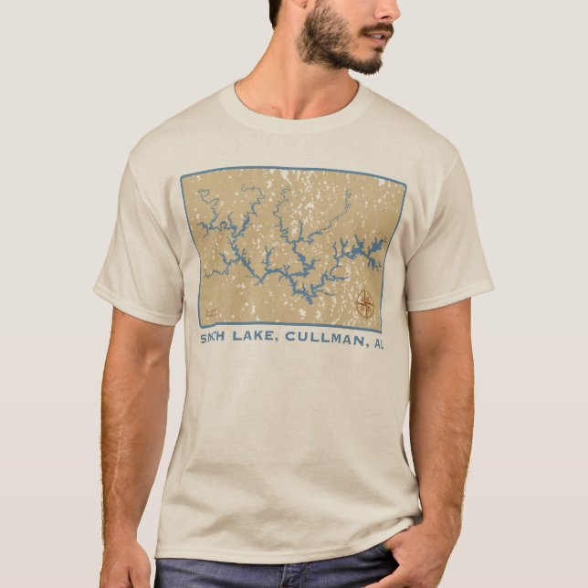 Diseño de la camiseta del lago smith (Anverso)