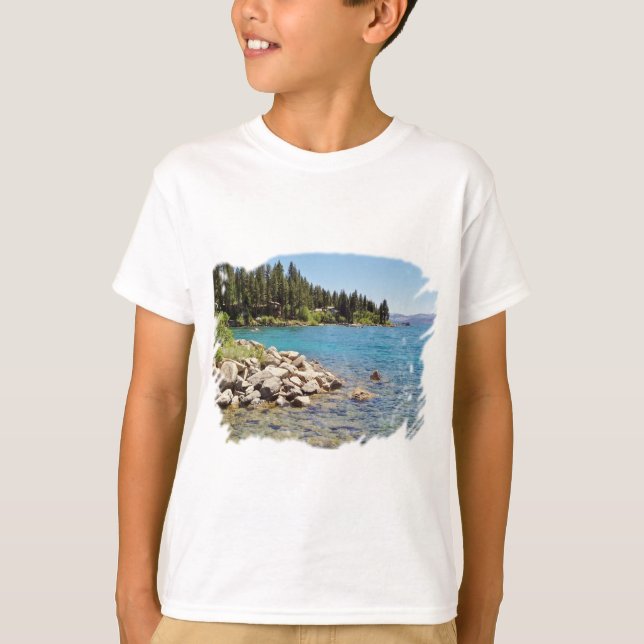 Diseño de la camiseta del lago Tahoe (Anverso)