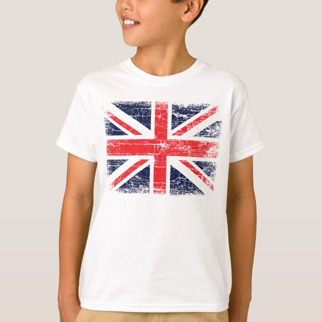 Diseño de la camiseta del niño británico BRITÁNICO (Anverso)