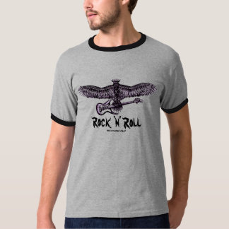 Diseño de la camiseta del rock-and-roll