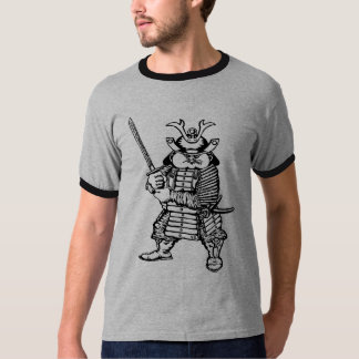 Diseño de la camiseta del samurai