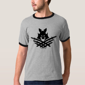 Diseño de la camiseta del samurai