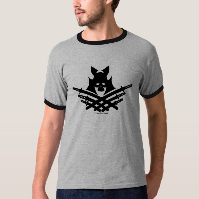 Diseño de la camiseta del samurai (Anverso)