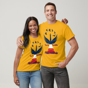 DISEÑO DE LA CAMISETA EN T DEL DÍA DE BASTILLE