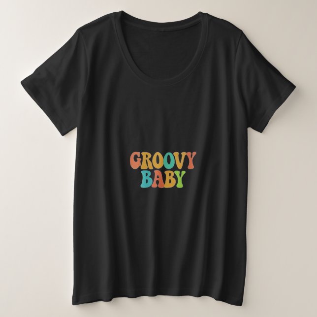 Diseño de la camiseta Groovy Baby (Anverso del diseño)