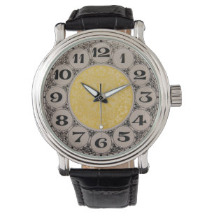 Diseño de la cara de reloj del abuelo