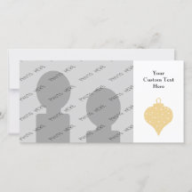 Diseño de la chuchería del navidad del color oro