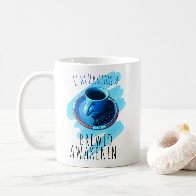 Diseño de la Copa de Café de Awakening (Con donut)