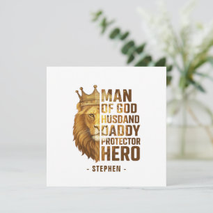 Diseño de la Corona de León de Dios - Esposo, Papi