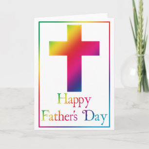 Diseño de la Cruz Cristiana 11 Tarjeta feliz Día d