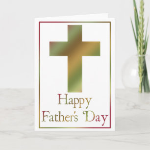 Diseño de la Cruz Cristiana 5 Tarjeta feliz Día de