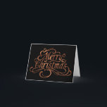 diseño de la escritura de las Felices Navidad de<br><div class="desc">El color de fondo puede ser cambiado</div>