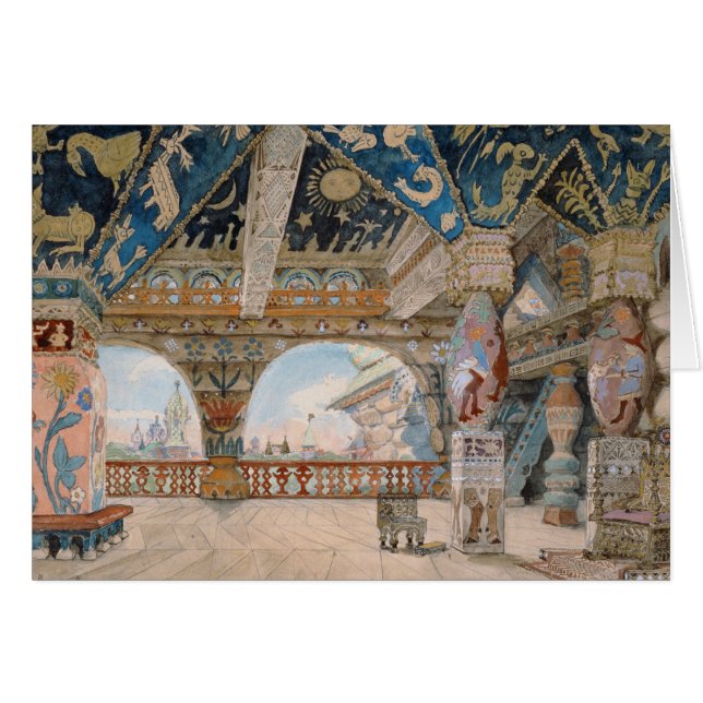 Diseño de la etapa para la ópera de Nikolai (Anverso (Horizontal))