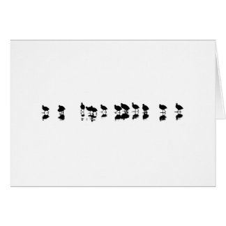 Diseño de la focha - negro en blanco