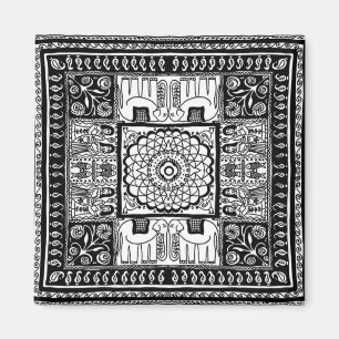 Diseño de la India - imán