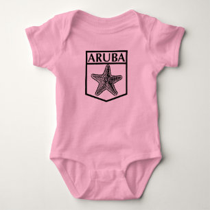 Diseño de la isla de Aruba - Bodysuit de Jersey pa