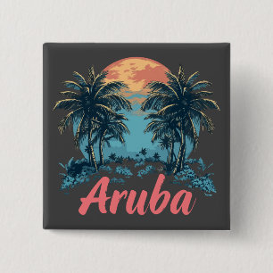 Diseño de la isla de Aruba (versión 2) - botón cua