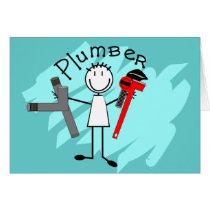 Diseño de la persona del palillo del fontanero