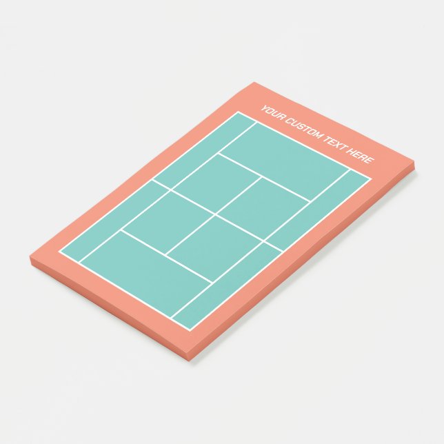 Diseño de la pista de tenis de Guay Notas de poste (En perspectiva)