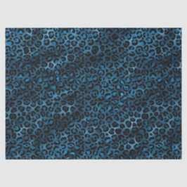 Diseño de la serie Blue y Gold Leopard 3 Papel de 