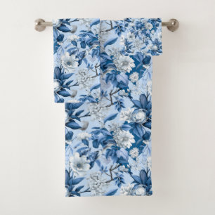 Diseño de la serie Chinoserie azul y blanco 3