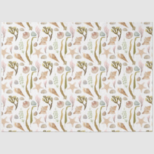 Diseño de la serie de la vida marina 5 Papel de to