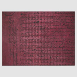 Diseño de la serie de papel Ephemera Burgundy 7