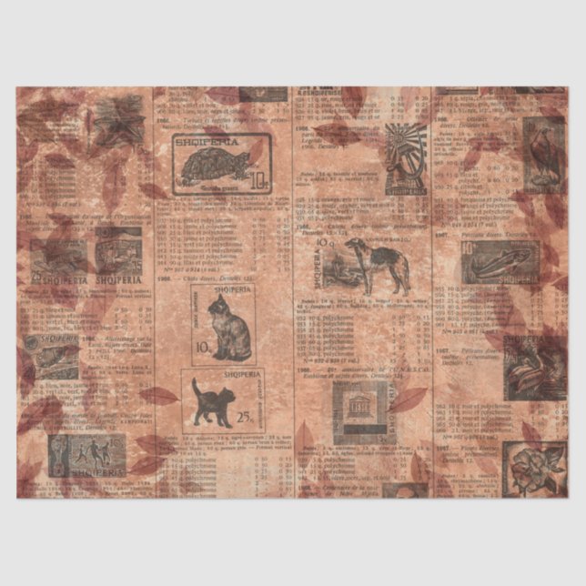 Diseño de la serie de papel Ephemera de otoño 16 (Anverso)