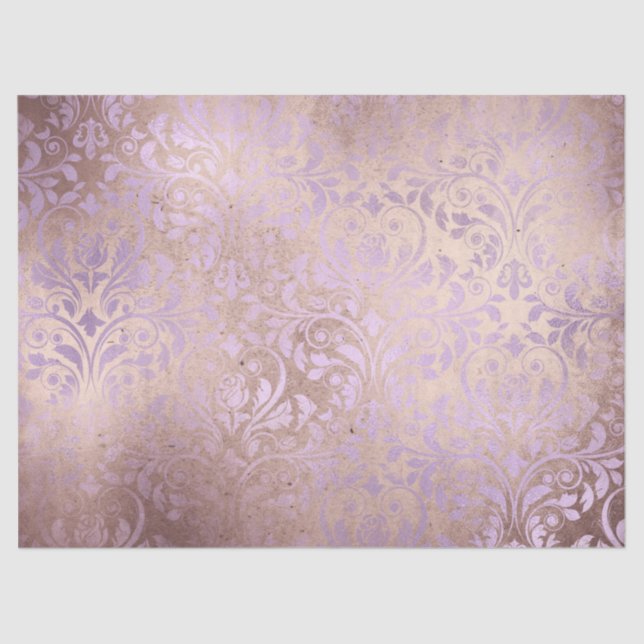 Diseño de la serie de papel Ephemera Lavendar 18 (Anverso)