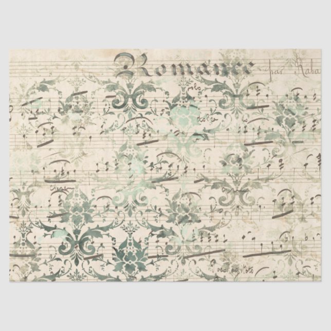 Diseño de la serie de papel Ephemera Sepia 12 (Anverso)