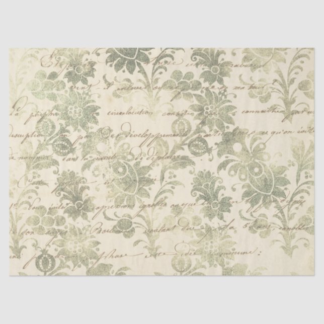 Diseño de la serie de papel Ephemera Sepia 20 (Anverso)