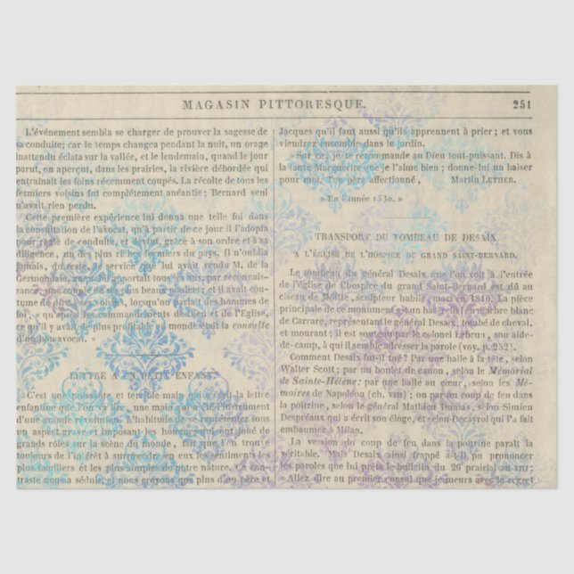 Diseño de la serie de papel francesa Ephemera 13 (Anverso)