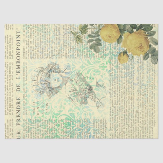 Diseño de la serie de papel francesa Ephemera 14 (Anverso)