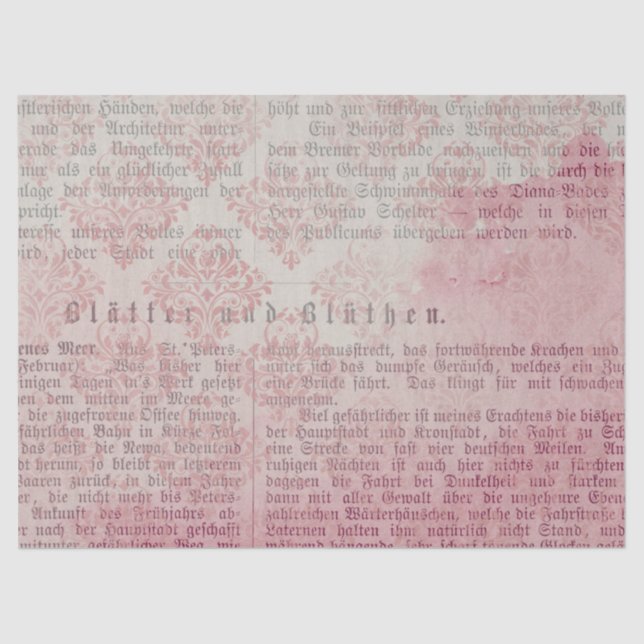 Diseño de la serie de papel rosa Ephemera 13 (Anverso)