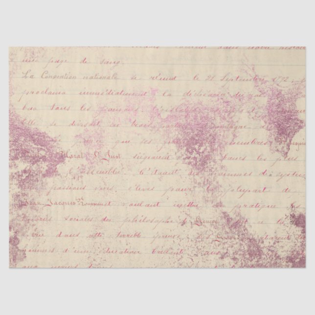 Diseño de la serie de papel rosa Ephemera 8 (Anverso)