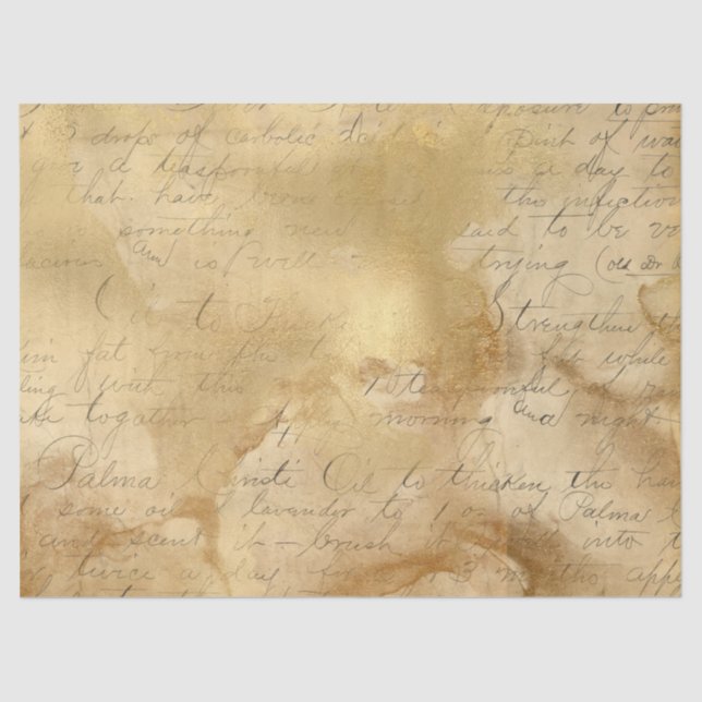 Diseño de la serie Ephemera Gold de papel 13 (Anverso)