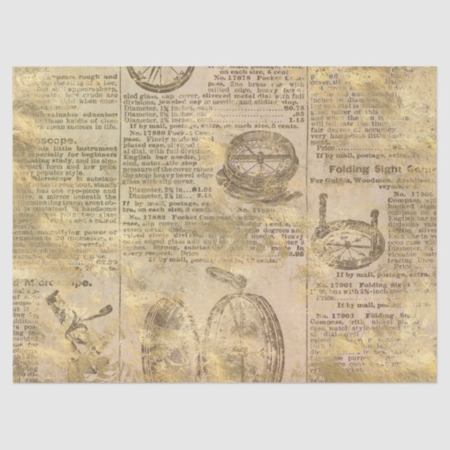 Diseño de la serie Ephemera Gold de papel 16 (Anverso)