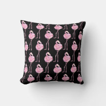 Diseño de la serie Flamingo 3 Cojín decorativo