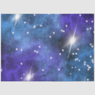 Diseño de la serie Galaxia Azul 9 Papel de seda