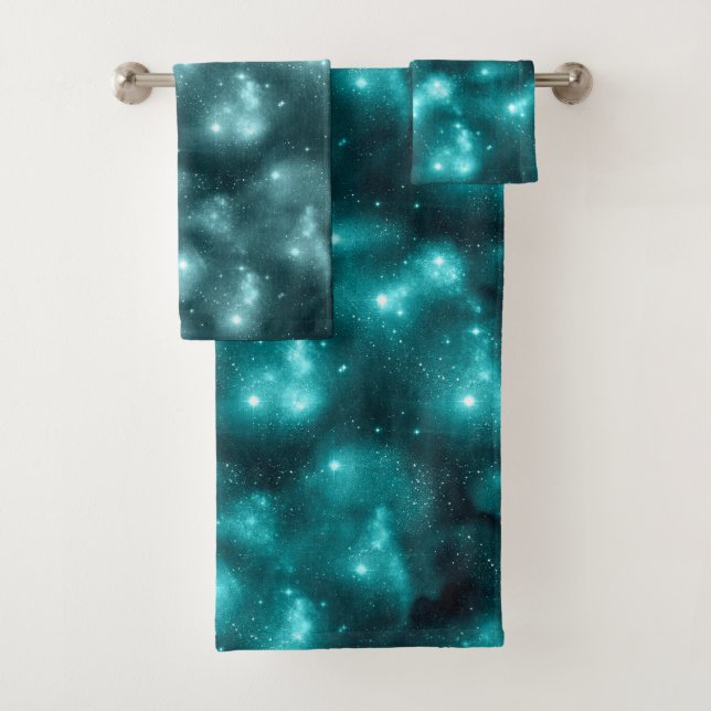Diseño de la serie Galaxia Verde azulada 3 (In situ)