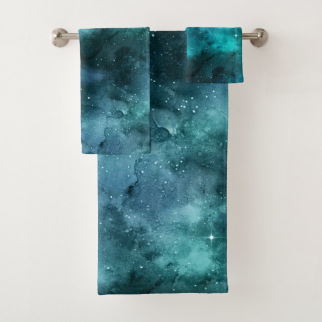 Diseño de la serie Galaxia Verde Azulada 7 (In situ)