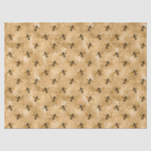 Diseño de la serie Honey Bee 13 Papel Tejido