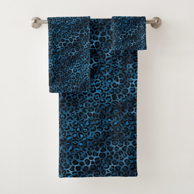 Diseño de la serie Leopardo Azul y Dorado 3 (In situ)