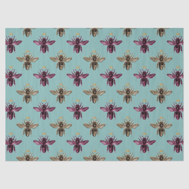 Diseño de la serie Lovely Bee papel de seda 10 (Anverso)