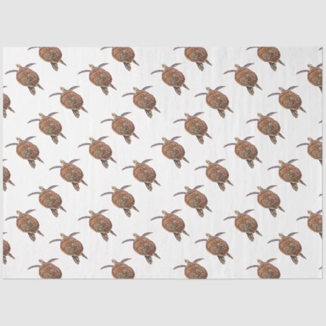 Diseño de la serie Marine Life 14 Papel de tejidos (Anverso)