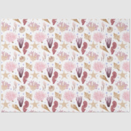 Diseño de la serie Marine Life 15 Papel de tejidos