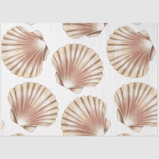 Diseño de la serie Marine Life 36 Papel de tejidos (Anverso)