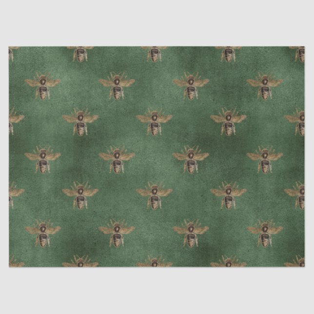 Diseño de la serie Red Rose Bee 5 Papel de tono (Anverso)