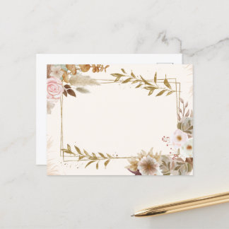 Diseño de la tarjeta de envío de invitación