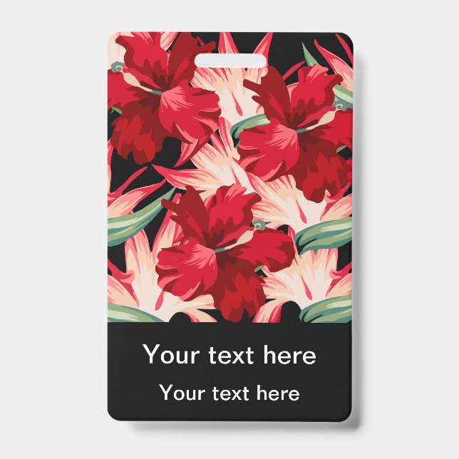 Diseño De La Tarjeta De Identificación Y Evento Te (Anverso)